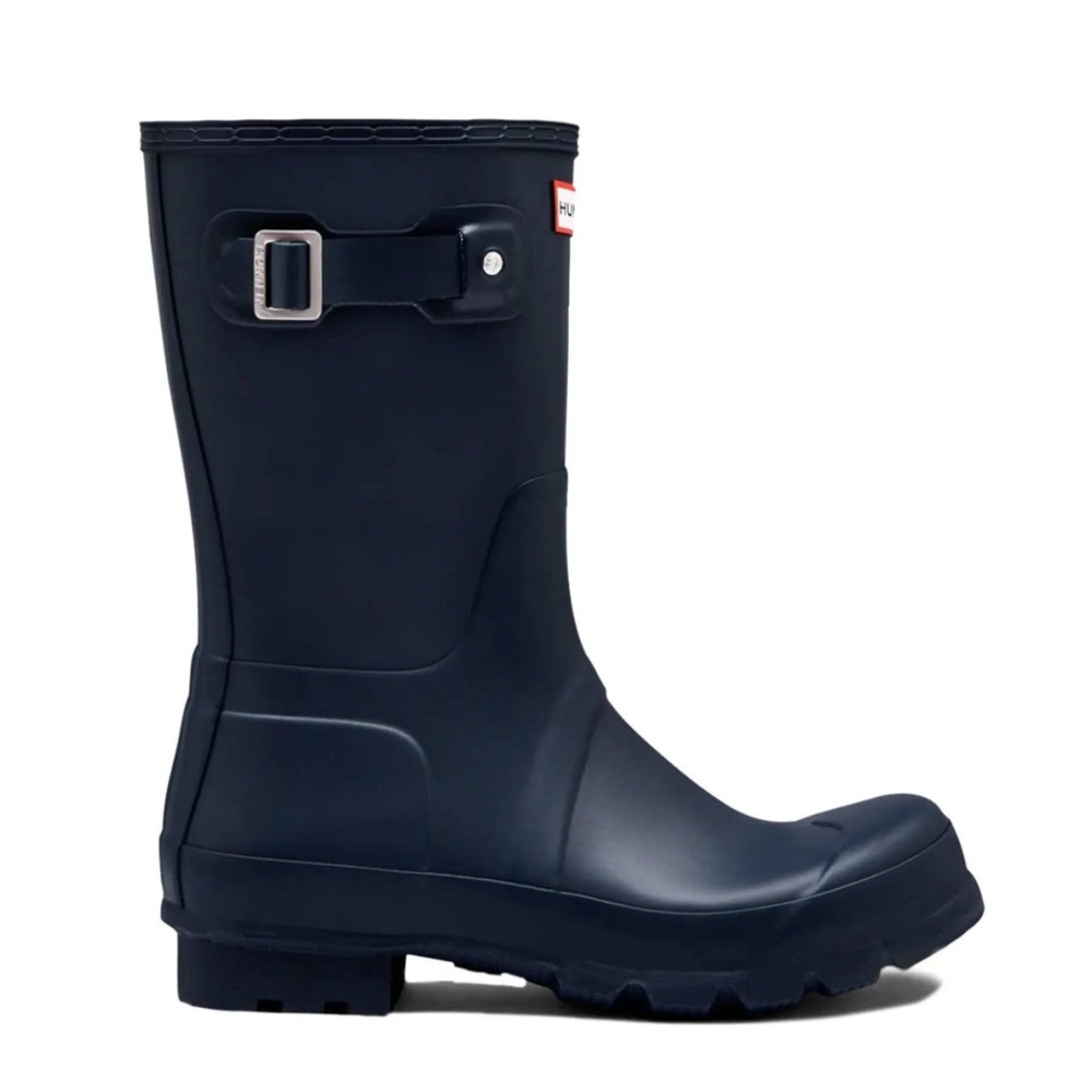 NEW❗️Hunter Men's Original Short Rain Boots in Navy - Picture 3 of 13
